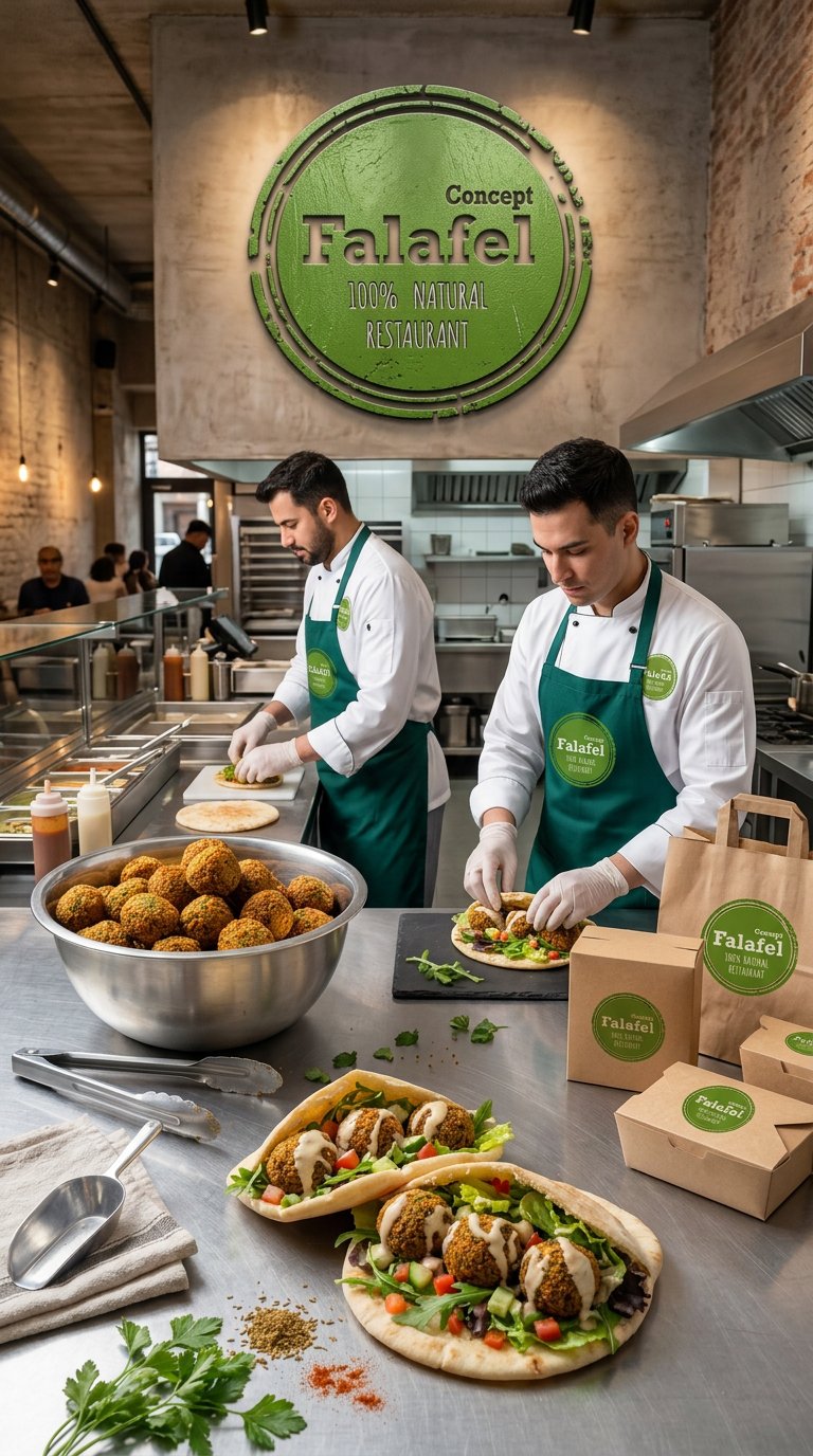 Falafel Concept Visual