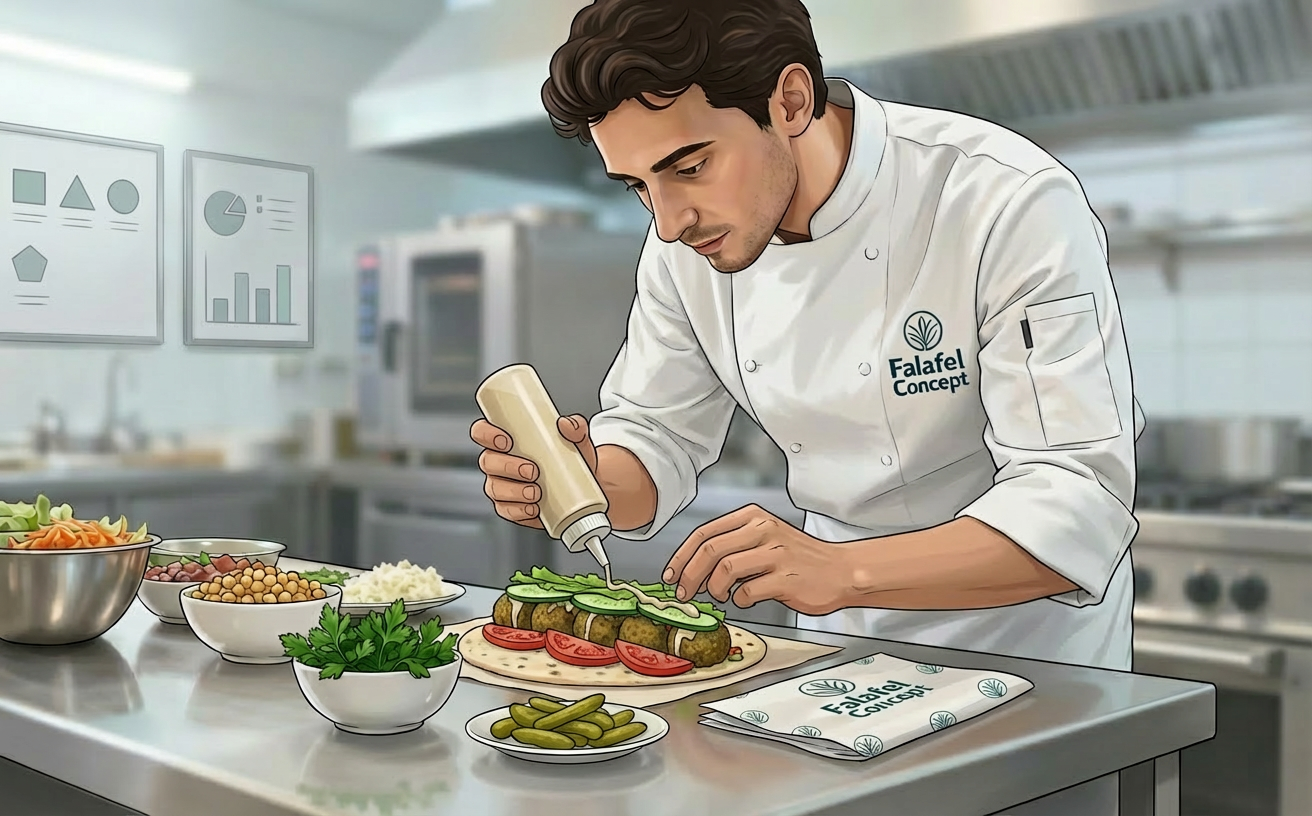 Falafel Concept - Build Your Own Healthy Fast Food Brand